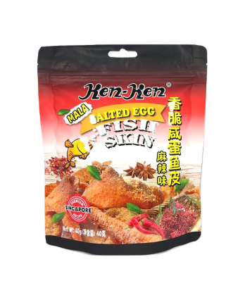 Ken Ken Crispy Mala Salted Egg Fish Skin
